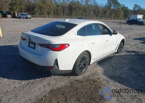 2024 BMW I4 Gran Coupe Edrive35 from USA, damaged, VIN WBY43AW00RFS65161